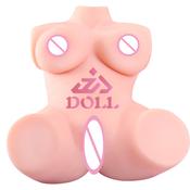 Real silicone sex dolls Soft Big Tits Half Body Sex Doll 4D Realistic Vagina and Anal Love Doll Adult Products sex toys for men from automaticwoman